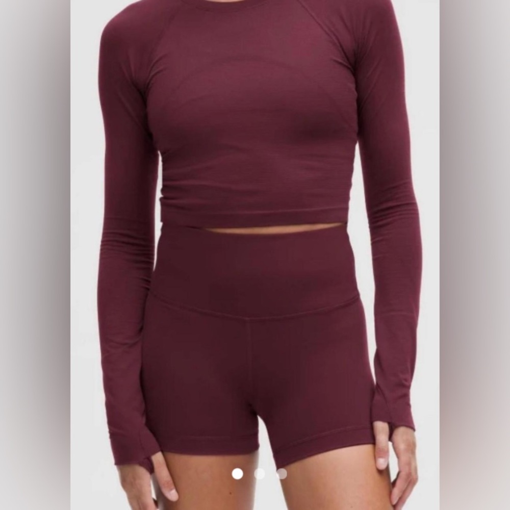 Swiftly Tech Cropped Long-Sleeve Shirt 2.0 Size 6
